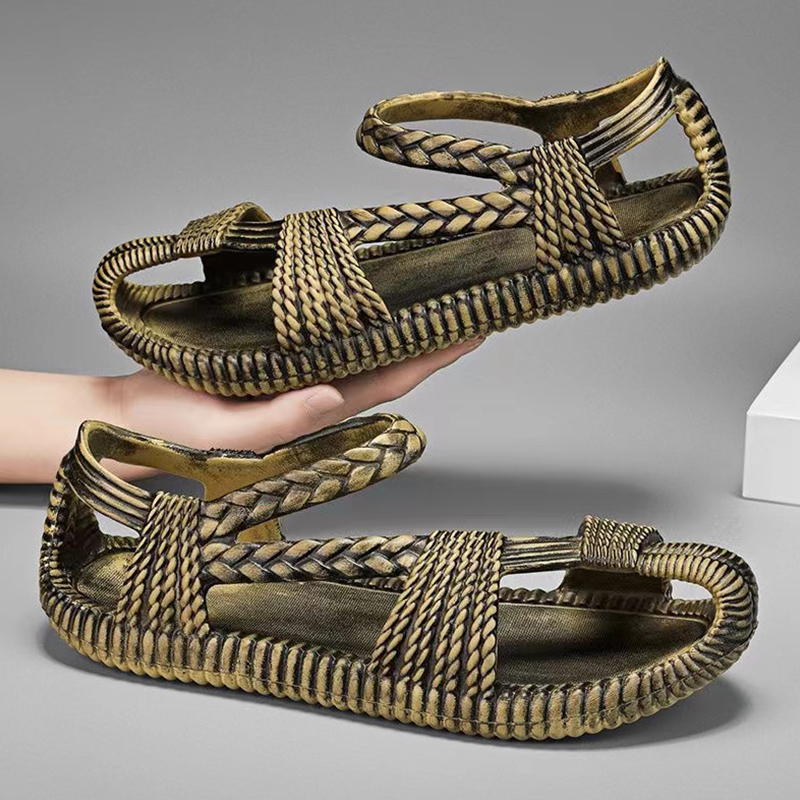 Men Shoes On Cloud - Retro Roman Sandals Sports Sandals For
