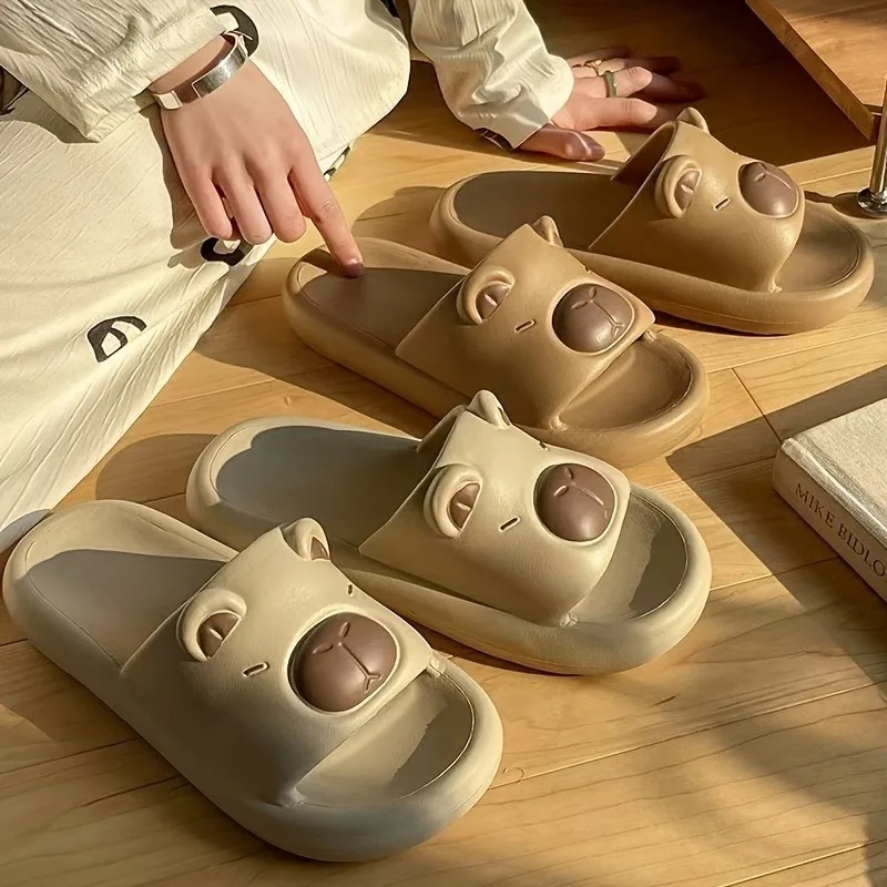 Men Shoes On Cloud - Capybara Slide Sandals Men Women Cute