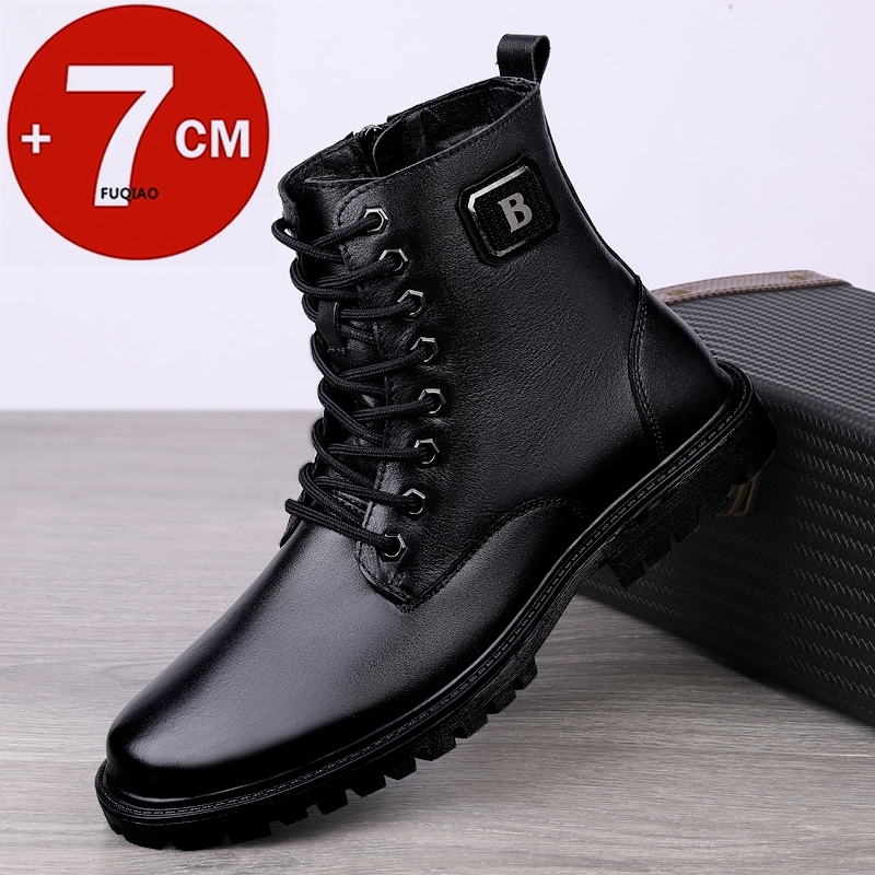 Men's Genuine Leather Elevator - Men Shoes Everyday 评论和价格