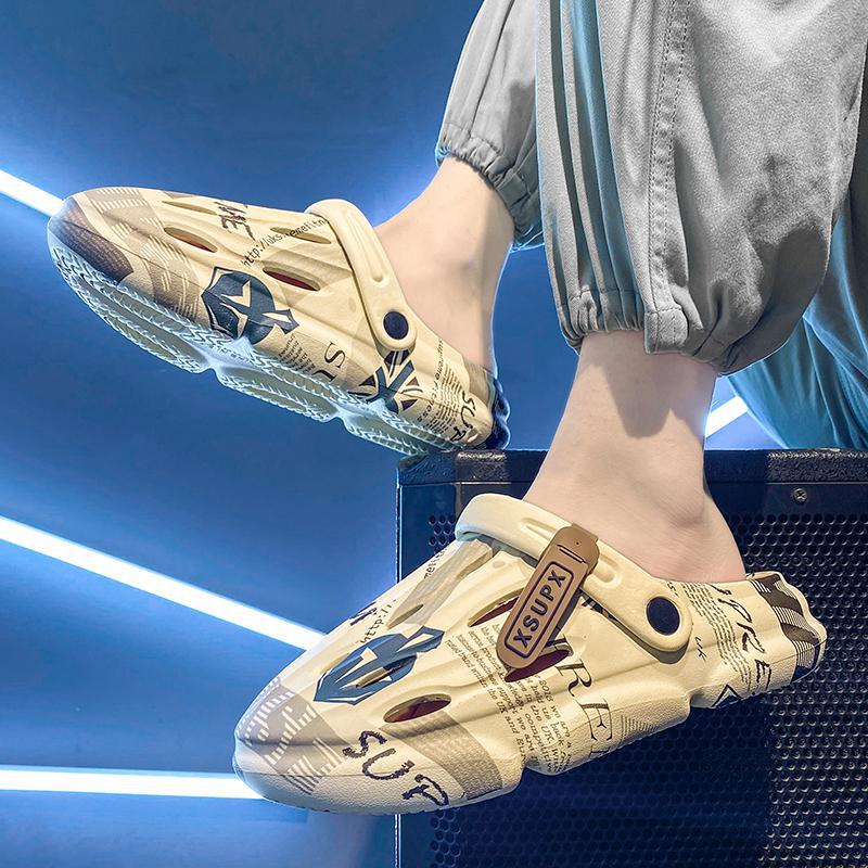 Men's Outdoor Slippers Spring  - Sport Slide Men 评论和价格