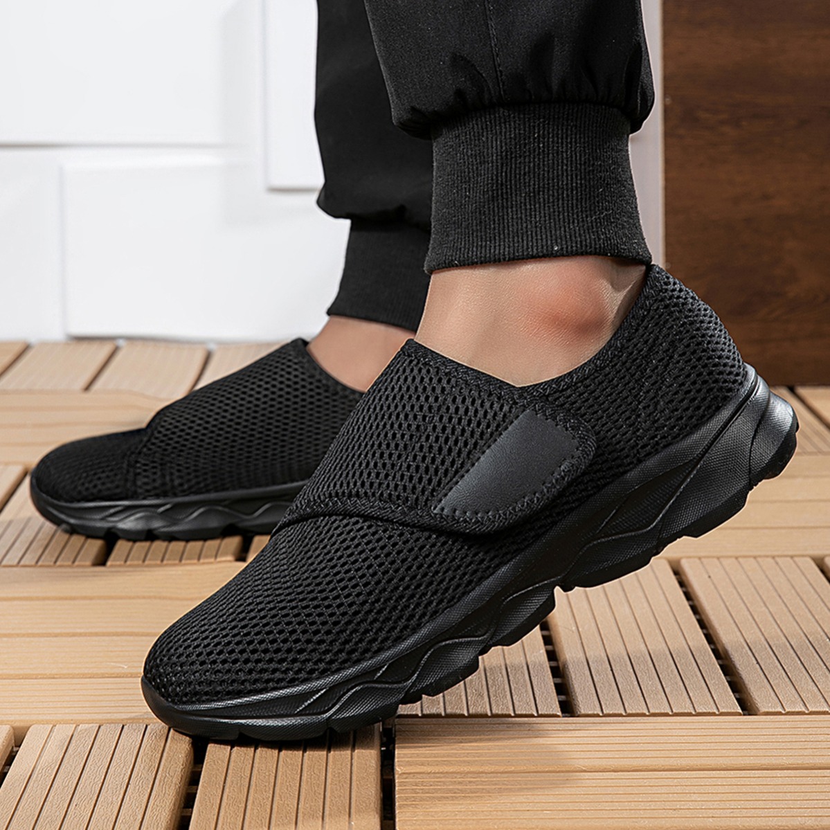 New Men Breathable Mesh Walkin - Men'S Shoes With Wide Toe Box 评论和价格