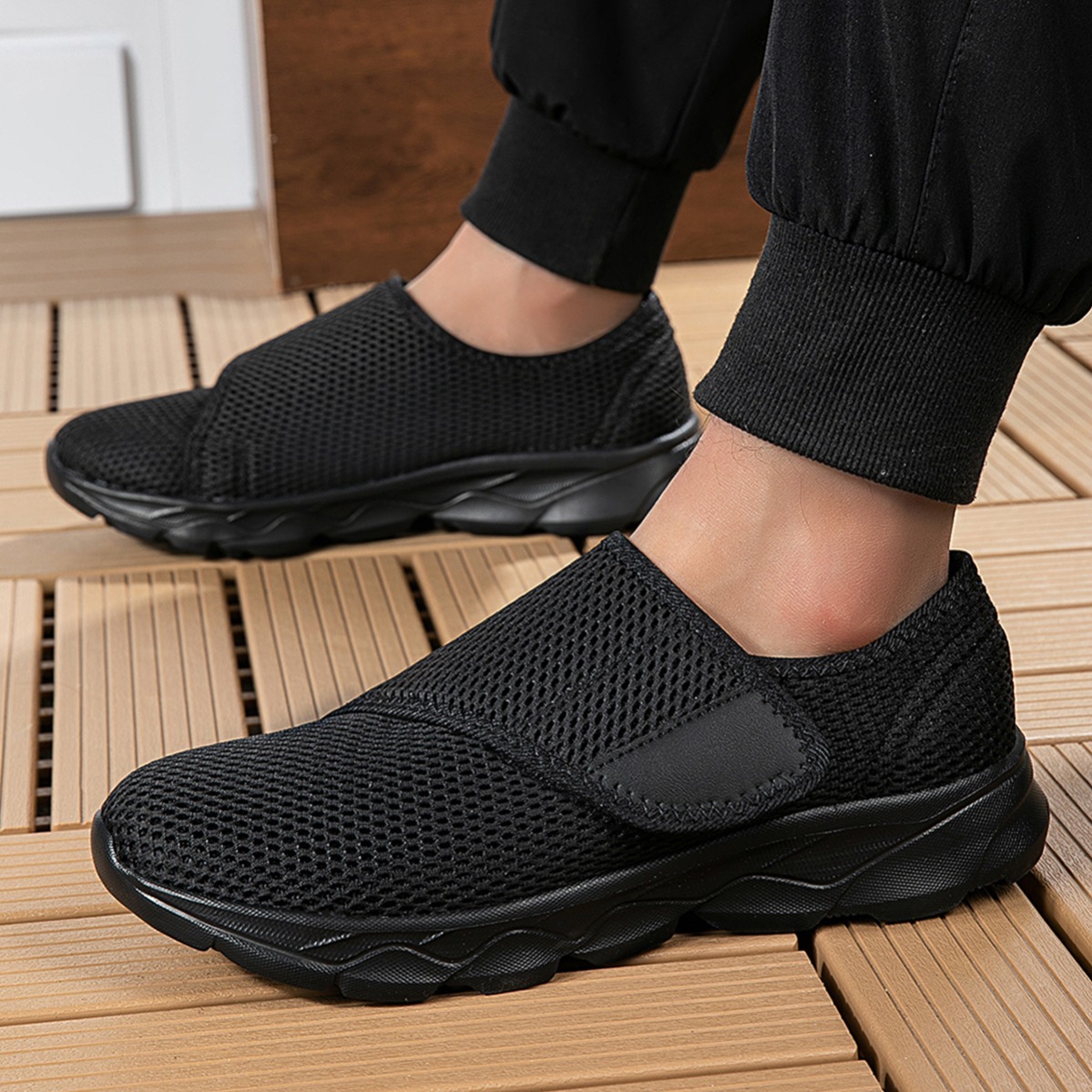 New Men Breathable Mesh Walkin - Men'S Shoes With Wide Toe Box 评论和价格