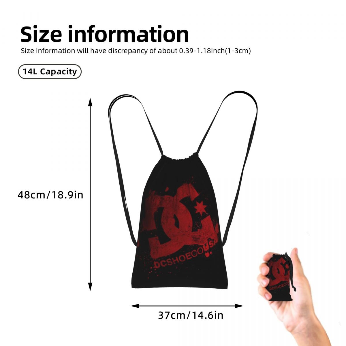 DC Shoe Co Drawstring Backpack - Men'S Shoes Dc 评论和价格
