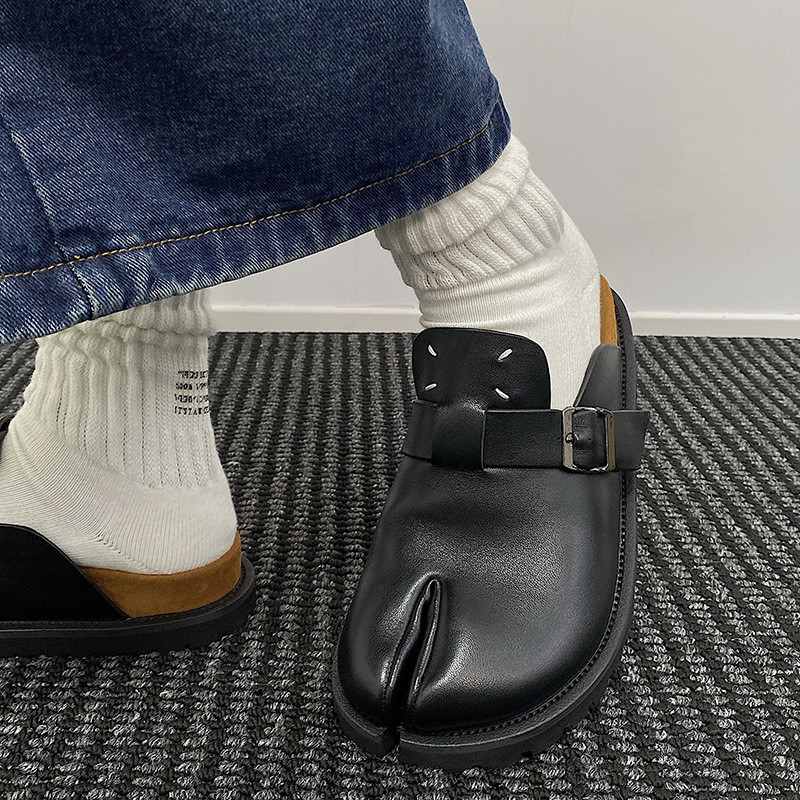 Men Split Toe Slippers Cow Lea - Men'S Shoes Birkenstock 评论和价格
