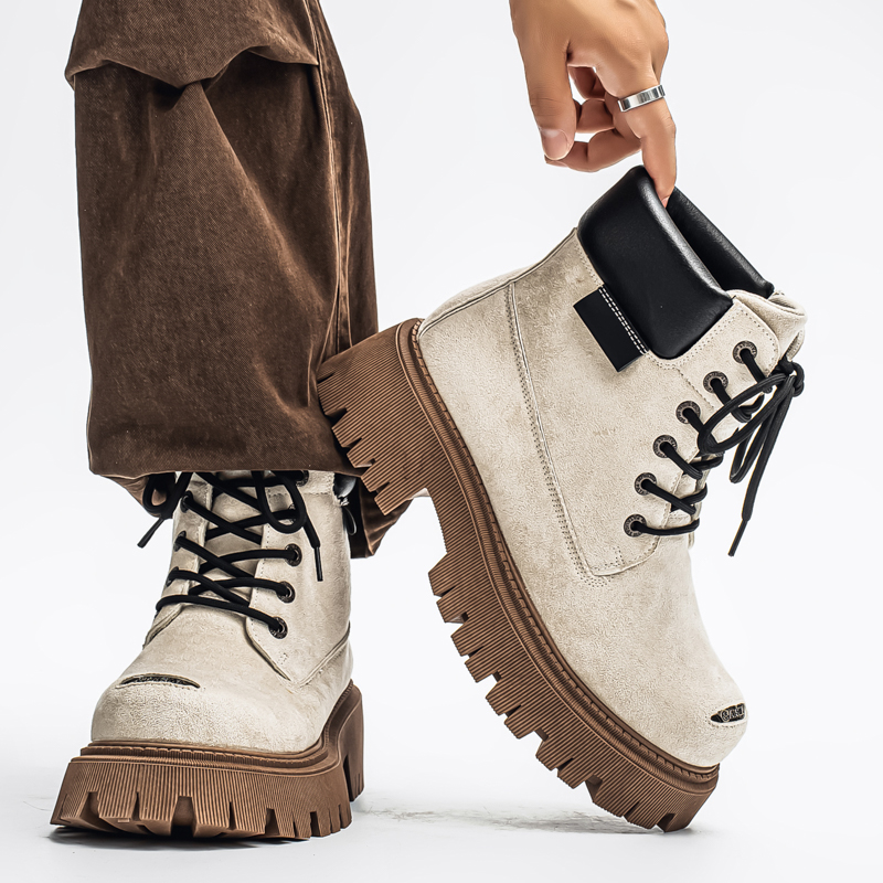 Classic High Top Boots Outdoor - Men'S Shoes With Wide Toe Box 评论和价格