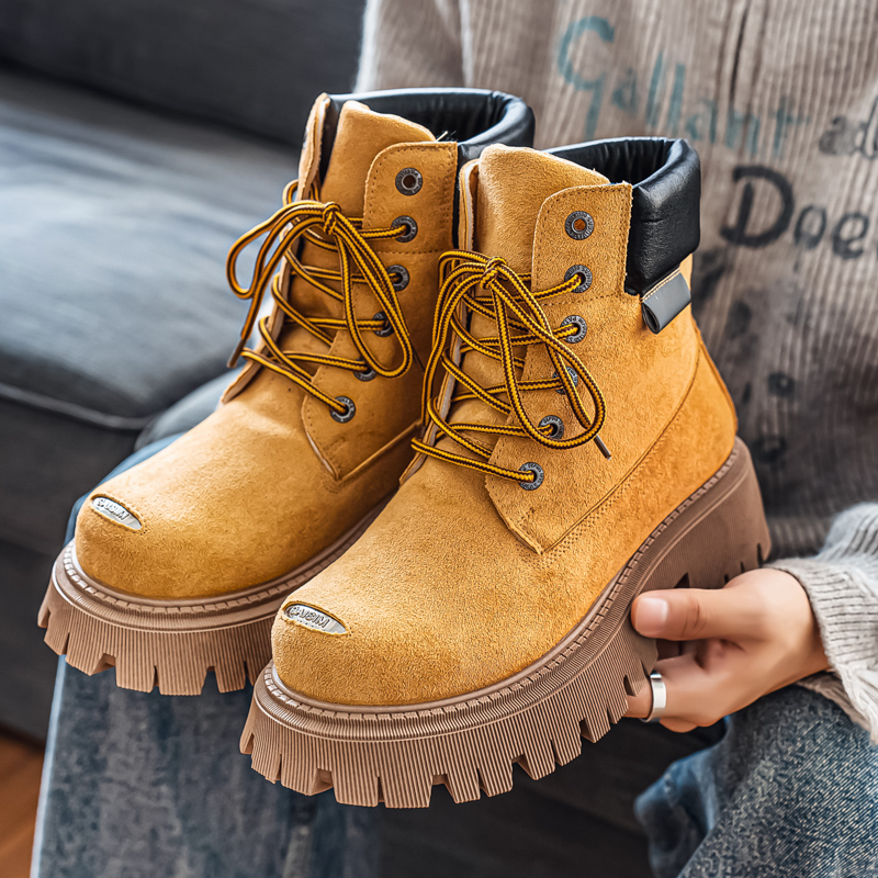 Classic High Top Boots Outdoor - Men'S Shoes With Wide Toe Box 评论和价格