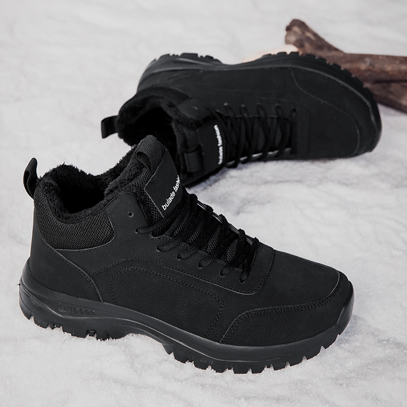 Winter Men's Boots Warm Plush  - Men'S Shoes With Support 评论和价格