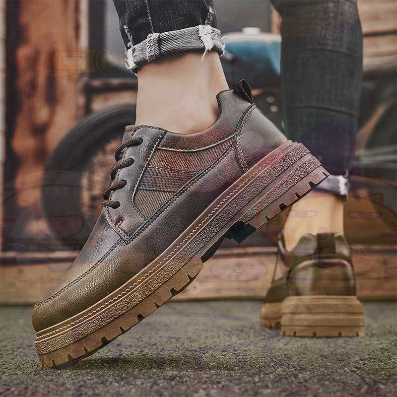 Dark Natural Leather Fashion T - Men Shoes Most Expensive 评论和价格