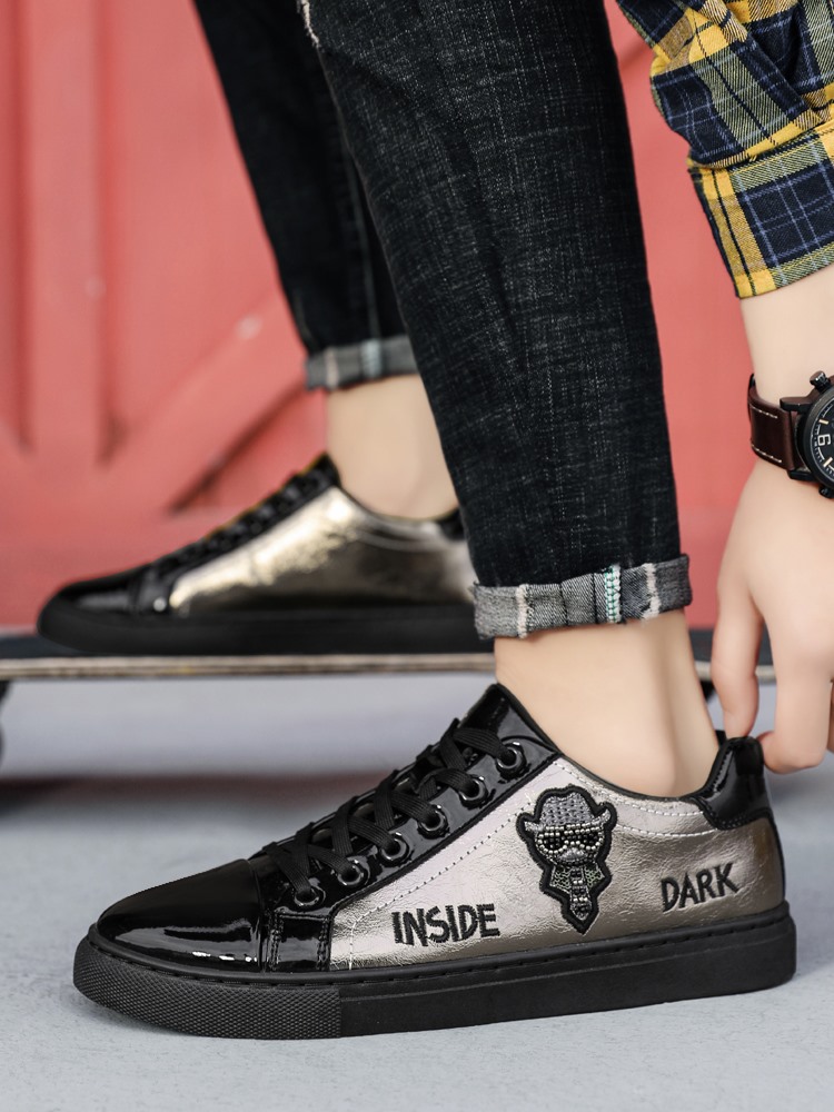 Men Casual Shoes Patent Leathe - Men Shoes Dior 评论和价格