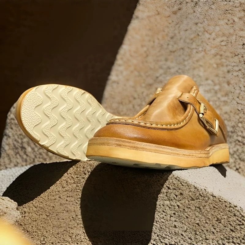 Niche Design Retro Men Round-t - Men'S Shoes Birkenstock 评论和价格